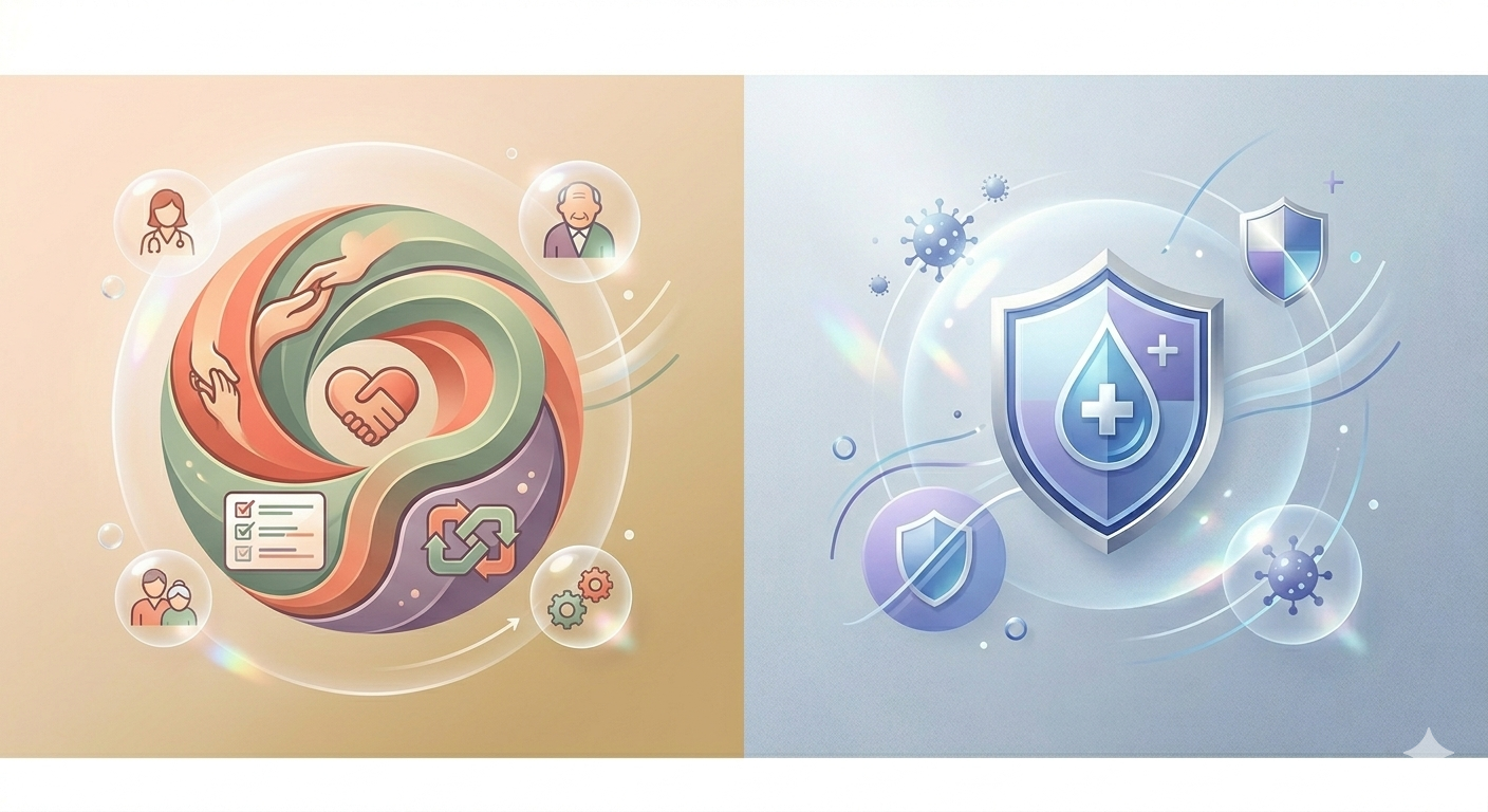 「ケア」と「衛生」で、地域と未来を支える。